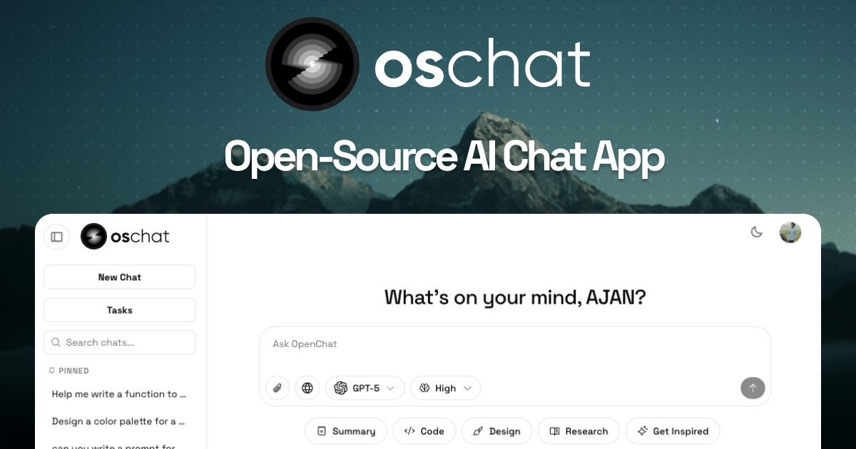 OS Chat screenshot