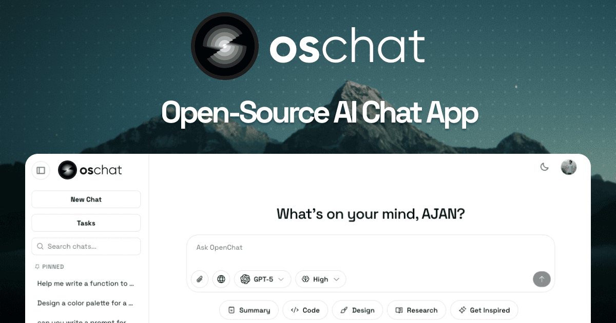 OS Chat screenshot